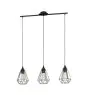 Eglo Pendelleuchte Tarbes Stahl Schwarz | IP20 - Geeignet für 3x E27 