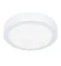Eglo Deckenleuchte Badezimmerbeleuchtung Fueva 6 Plastik Weiß 7.5W 1000lm - 827-840-865 CCT